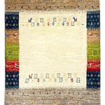 手織りペルシャ絨毯 ギャッベ ファイン 玄関マット