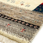 手織りペルシャ絨毯 ギャッベ ファイン 玄関マット