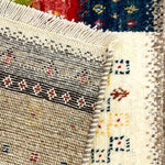 手織りペルシャ絨毯 ギャッベ ファイン 玄関マット