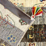 ペルシャ絨毯 ギャッベ カシュクリ 玄関マット