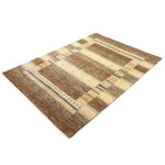 ギャッベ ペルシャ絨毯 アイボリー