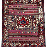 アフガニスタン絨毯 100x145cm トライバルラグ