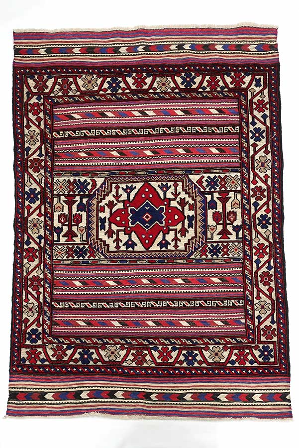 アフガニスタン絨毯 100x145cm トライバルラグ
