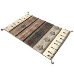 ペルシャ絨毯 ギャッベ ファイン 玄関マット