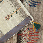 ペルシャ絨毯 ギャッベ ファイン 玄関マット