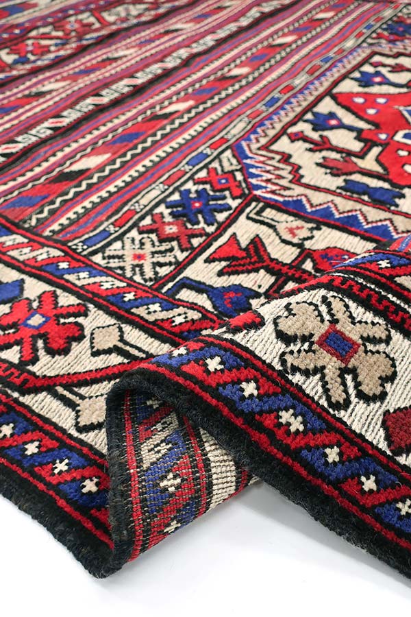 アフガニスタン絨毯 100x145cm トライバルラグ