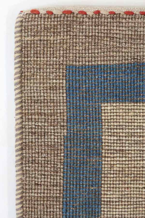 ペルシャ絨毯 41x45cm ギャッベ 座布団 手織りラグ
