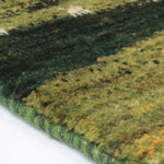 ペルシャギャッベ カシュクリ グリーン 緑 玄関マット