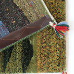 ペルシャギャッベ カシュクリ グリーン 緑 玄関マット