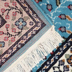 トルコ絨毯 廊下敷き ランナー 青 ブルー