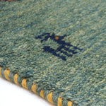 ペルシャ絨毯 ギャッベ 緑 グリーン