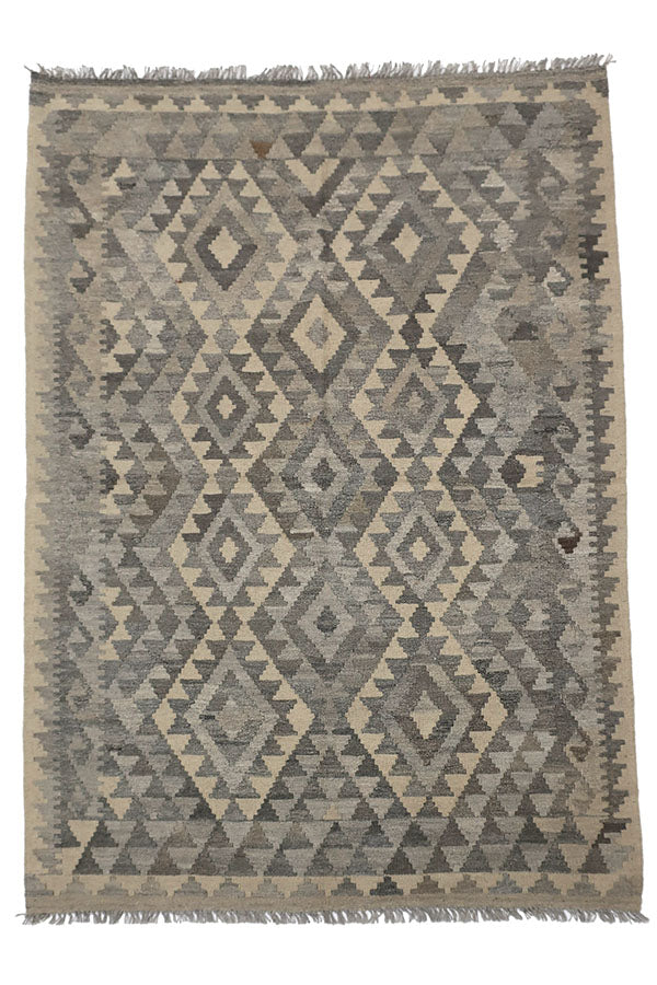 126×93cm アフガニスタン の マシュワニ手織り キリム 手織り絨毯 