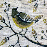 ペルシャ絨毯 ギャッベ 鳥