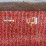 ペルシャ絨毯 ギャッベ 玄関マット 赤 レッド