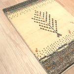 ペルシャ絨毯 ギャッベ ファイン 玄関マット