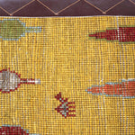 ペルシャギャッベ 黄色 玄関マット