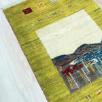 ペルシャ絨毯 ギャッベ 座布団 チェアマット