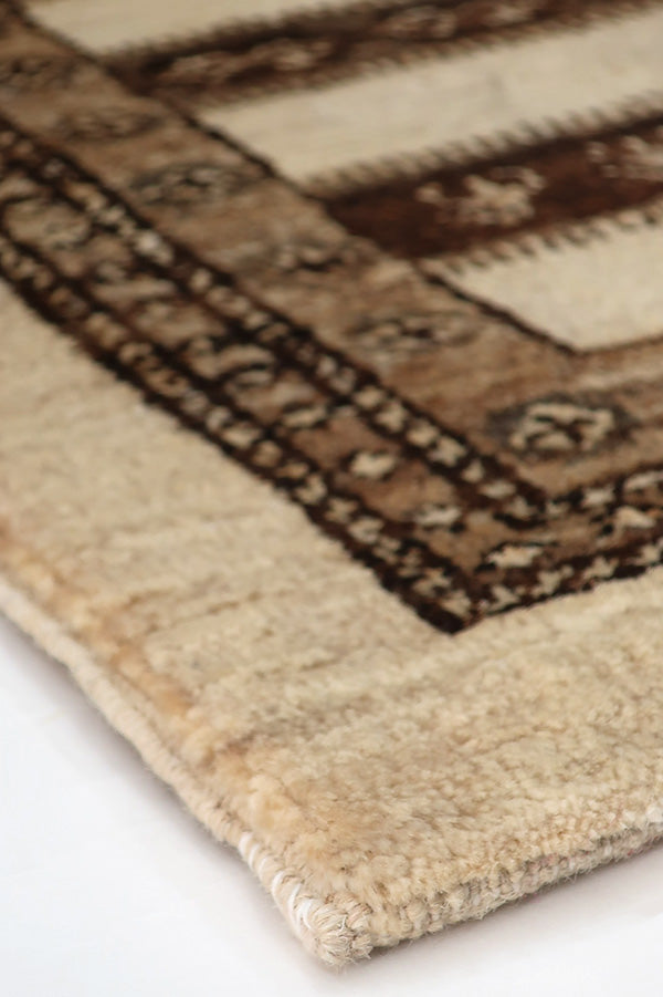 アフガニスタン絨毯　ガズニ　約51cm x 68cm
