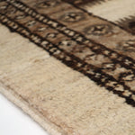 アフガニスタン絨毯 クリーム色