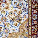 ペルシャ絨毯 玄関マット シルク クム産