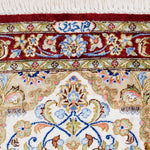 ペルシャ絨毯 玄関マット シルク クム産