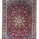 ペルシャ絨毯 シルク 玄関マット クム産