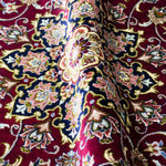 ペルシャ絨毯 シルク 玄関マット クム産