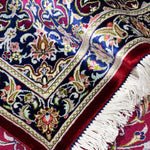 ペルシャ絨毯 シルク 玄関マット クム産