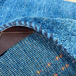 ブルーのギャッベ 玄関マット