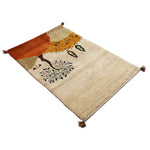 ギャッベ ペルシャ絨毯 絵