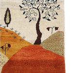 ギャッベ ペルシャ絨毯 絵