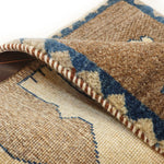 ライオンラグ ペルシャ絨毯 ギャッベ 60x90cm 玄関マット