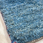 ギャッベ  ペルシャ絨毯 青