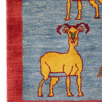 ギャッベ ペルシャ絨毯 鹿