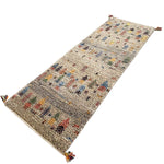 ギャッベ 廊下敷き ペルシャ絨毯