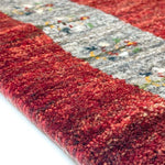 ギャッベ 廊下敷き ペルシャ絨毯 赤