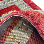 ギャッベ 廊下敷き ペルシャ絨毯 赤