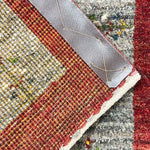 ギャッベ 廊下敷き ペルシャ絨毯 赤