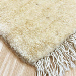 ギャッベ ペルシャ絨毯 白