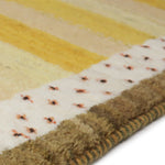 ギャッベ  ペルシャ絨毯 黄色