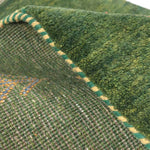 ギャッベ  ペルシャ絨毯 緑