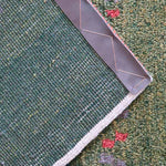 ギャッベ ライオン ペルシャ絨毯 緑