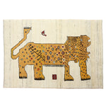 ギャッベ  ライオン ペルシャ絨毯