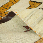 ギャッベ  ライオン ペルシャ絨毯