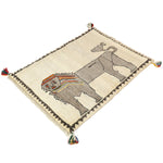 ギャッベ  ライオン ペルシャ絨毯