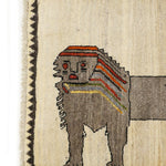 ギャッベ  ライオン ペルシャ絨毯