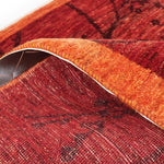 ギャッベ ペルシャ絨毯 赤