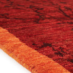 ギャッベ ペルシャ絨毯 赤