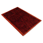 ギャッベ ペルシャ絨毯 赤