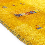 ギャッベ ペルシャ絨毯 黄色